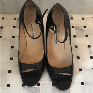 Manolo Blahnik patent leather heels